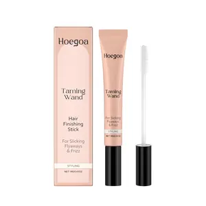 Hoegoa Hair Finishing Stick, Portable Anti-Flyaway Styling Wand, Lightweight Smooth Formula, Tame Baby Hairs & Frizz for Ponytail Updo Daily Hairstyle