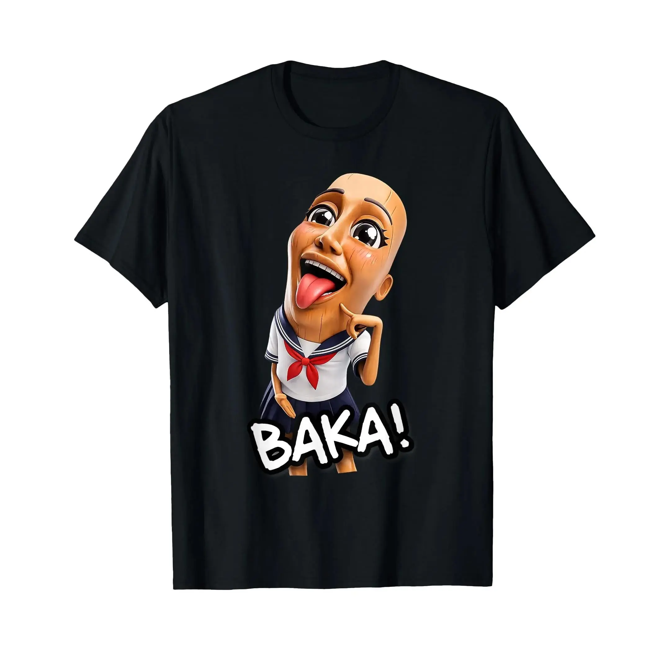 Baka Tung Tung Sahur Funny Anime Brainrot Meme T-Shirt