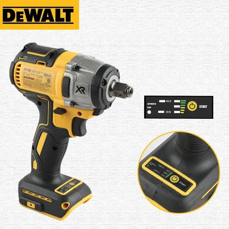 DEWALT DCF880 20V MAX Brushless Impact Wrench High Torque High Speed Detachable Tire Design 20V Lithium Battery Powerful Disassembly Tool