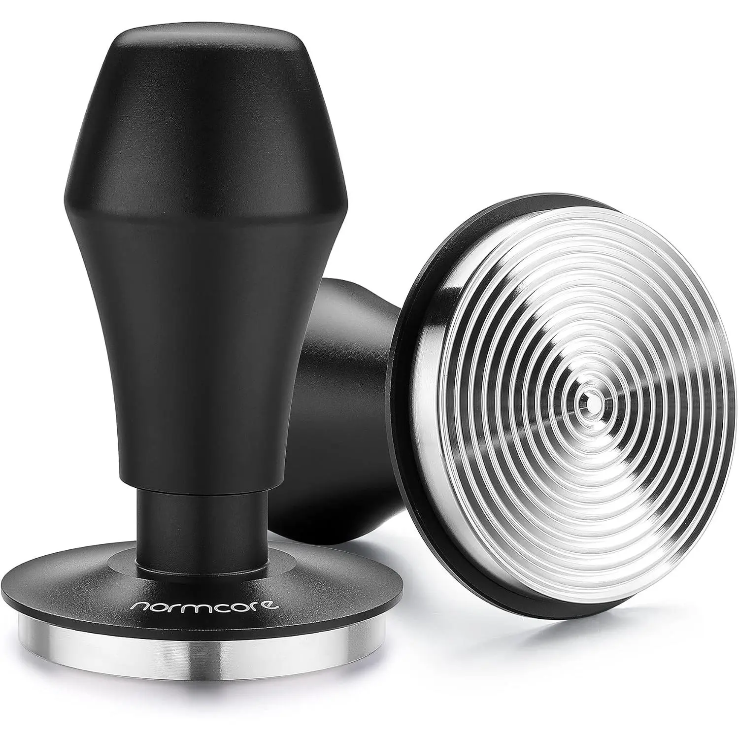 58mm Espresso Coffee Tamper V4, Spring  Tamper With Stainless Steel  Base with 15lb 25lb 30lbs  Springs, Anodized  Handle and Stand