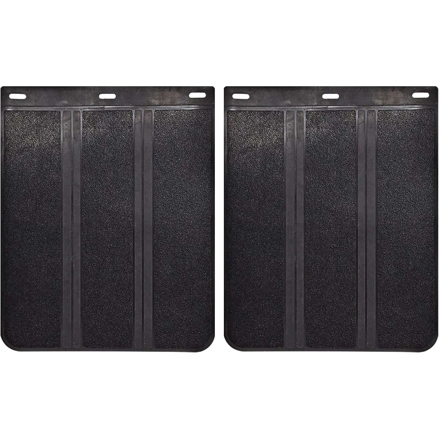 2pcs/Set Universal Heavy Duty Rubber Mud Flaps for Car Pickup SUV Vans Minivans Light Trucks RVs Semi-Truck Motor Home 4x4 4WD Off-Road Splash Guards Mudguards Dirty Traps 15”x12”