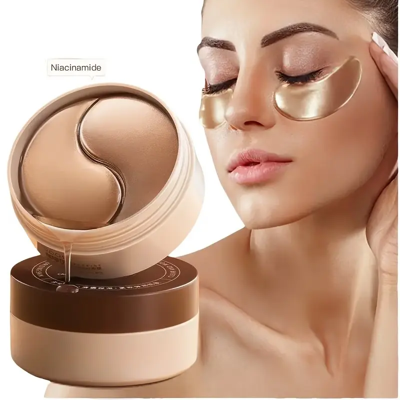 Niacinamide Under Eye Patches – Hydrating & Moisturizing, Alcohol-Free Crystal Mask with Moisture-Balancing Formula, Fits Eye Curve Without Slipping, Deeply Nourishes & Provides Intensive Hydration for All Skin Types