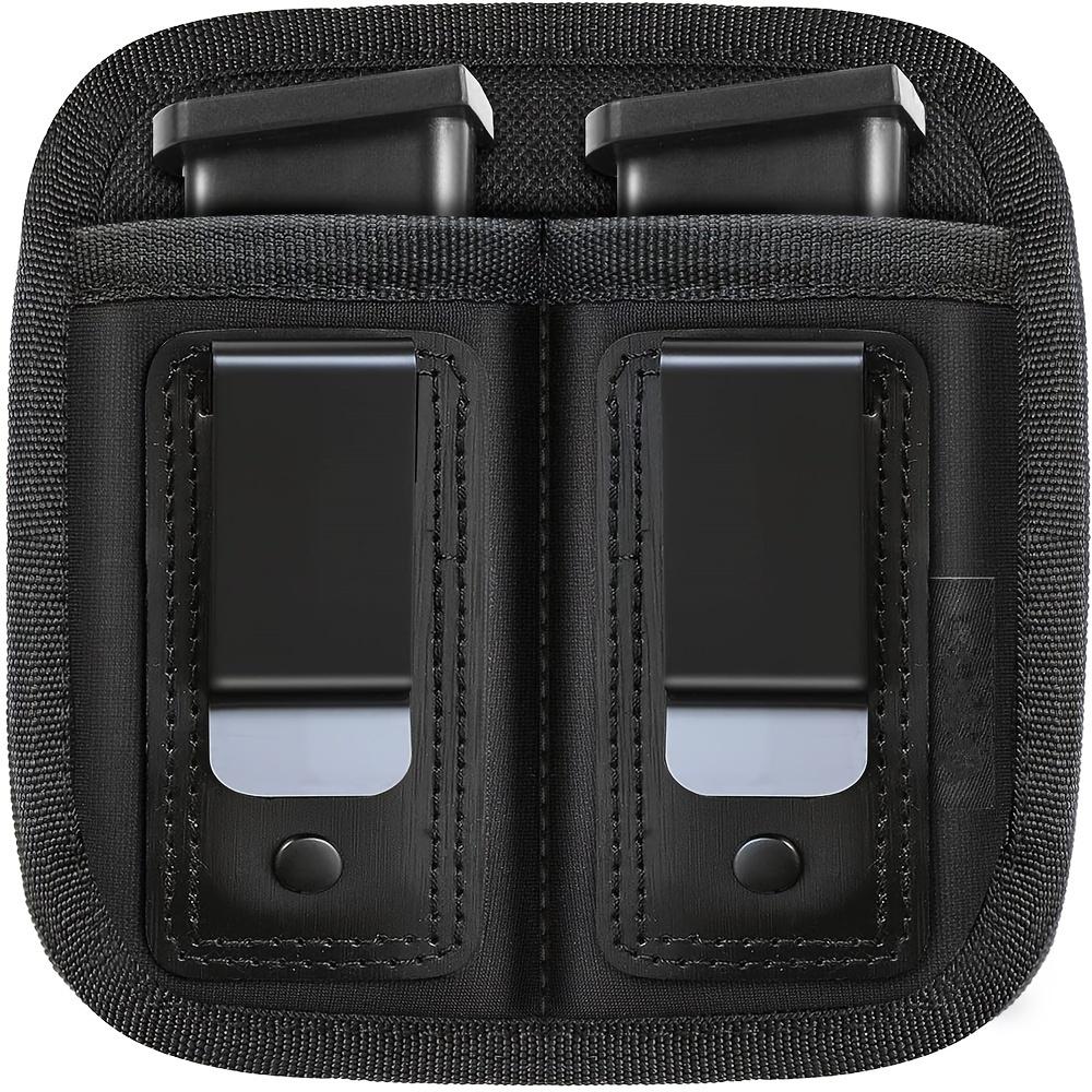 Concealed Carry Single/Double Magazine Pouch Gun IWB Belt Clip Holster