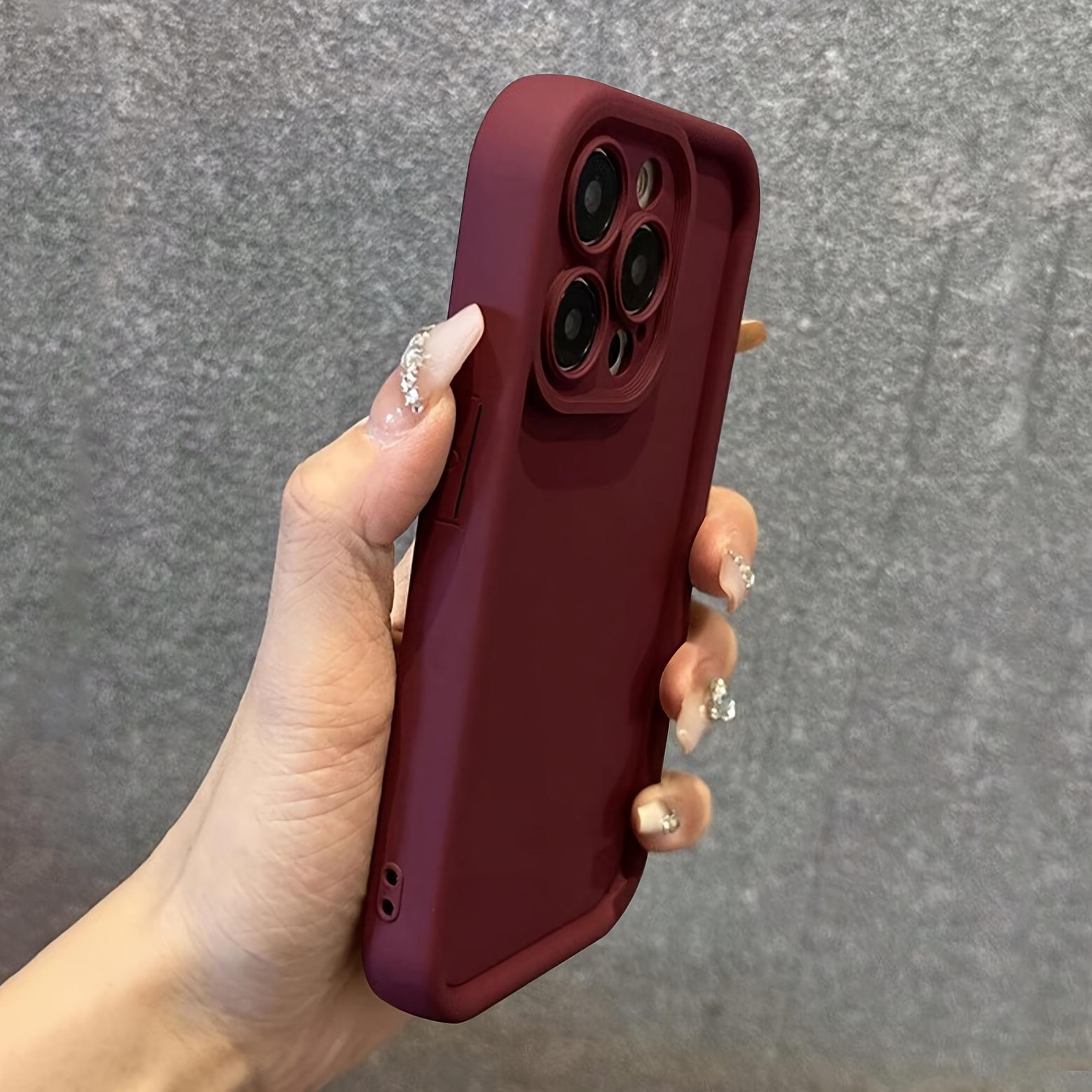 1PC Solid Color Matte Soft Phone Case - Anti-Fall Mobile Phone Case Transparent White Black for Men Women for iPhone17 Promax Phone case/16 15 14 13 12 11 XS XR X 7 8 Mini Plus Pro Max SE