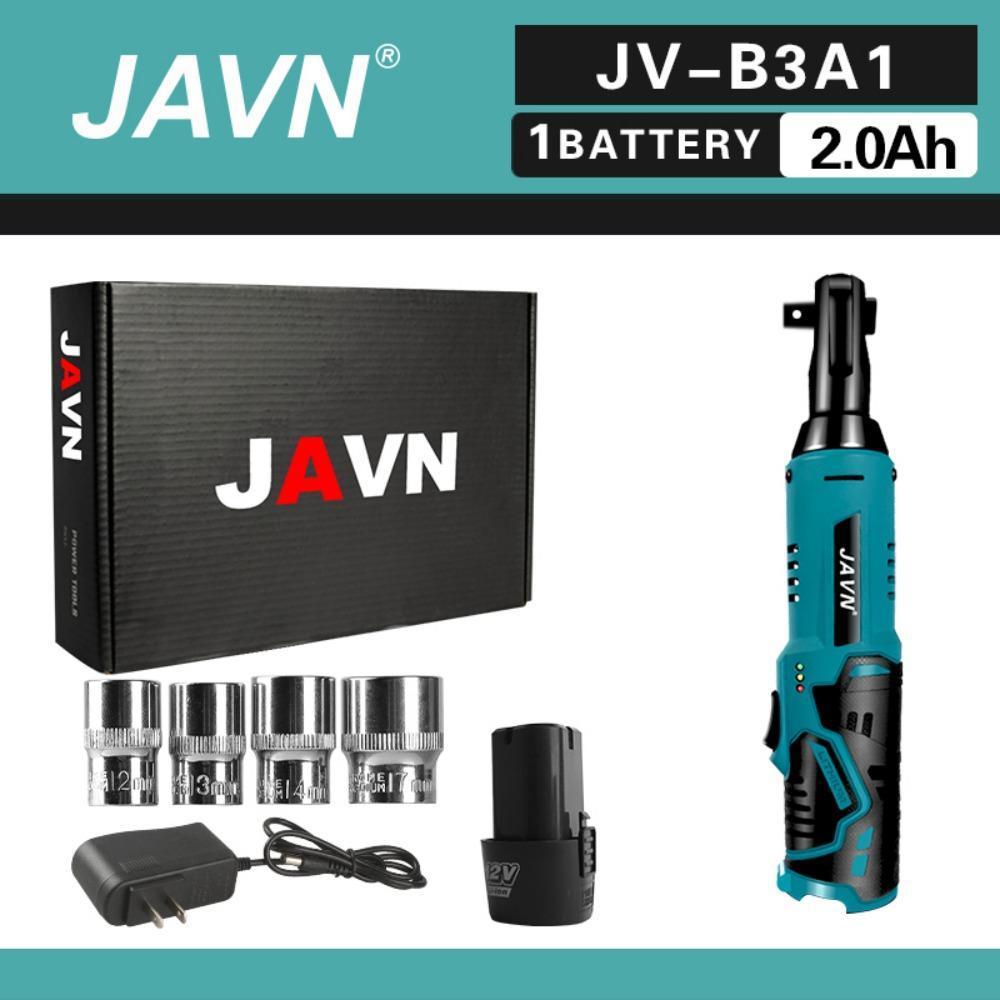 JV-B3 Electric Wrench Set, 1 Set 45NM 3/8'' Ratchet Wrench, Cordless Electric Wrench, Summer Gift, Portable Removal Screw Nut Car Repair Tools for Tool Box, Multifunctional Wrench, Torque Wrench