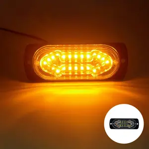 12V Car Grille Light, Multi-functional Car Truck Wireless Control Multi-mode Flashing Light, Waterproof LED Lighting Lamp, Car Indicator Light