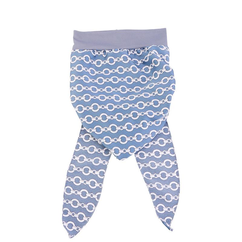 Elastic Wide Band Satin Bonnet, Ethnic Print Head Wrap Hair Care Cap