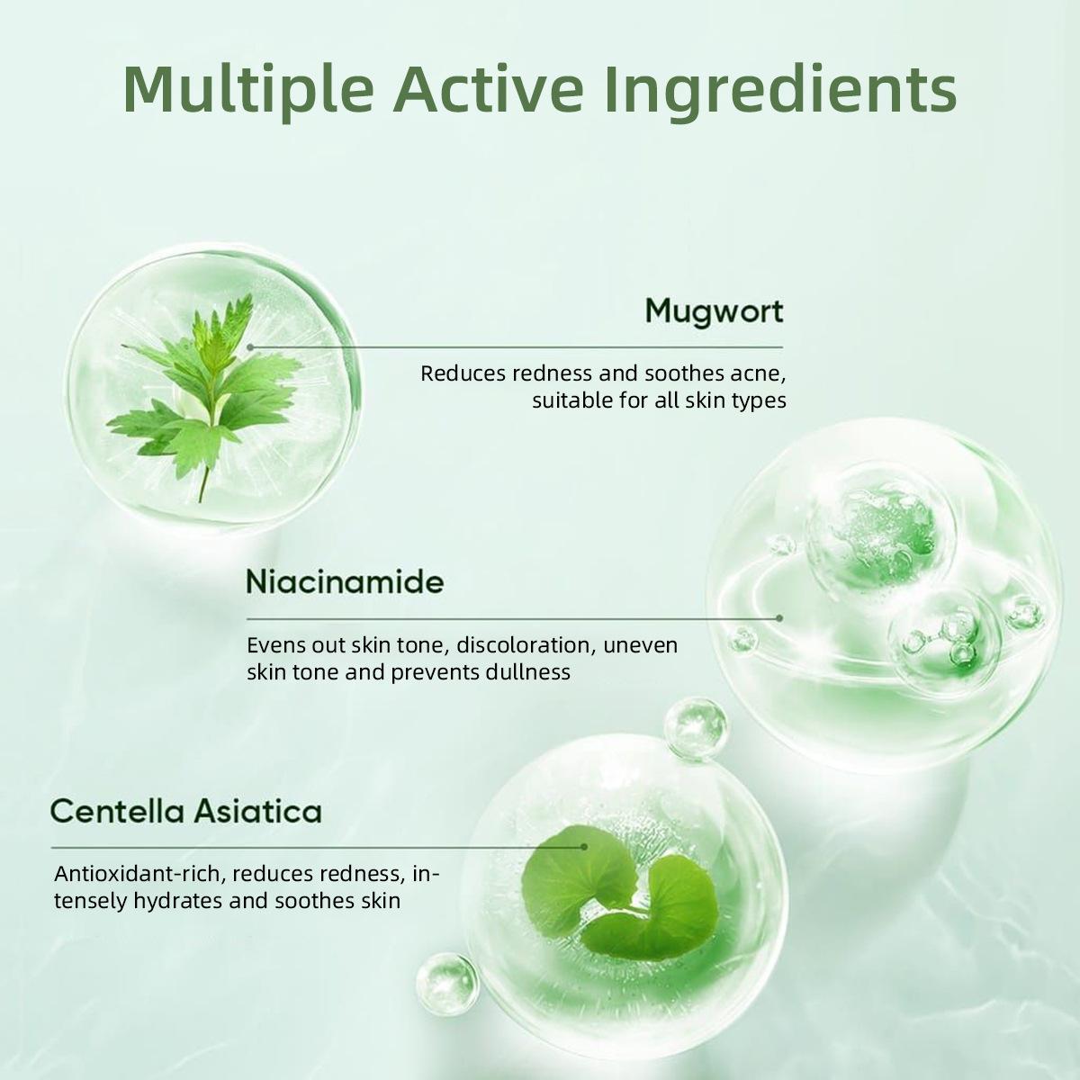 No More Messy Clay Masks!  Mugwort Mask Stick – Swipe, Wait, Wash Off, See Blackheads Gone, Gentle & Soothing, Pores Look Tighter in 1 Week