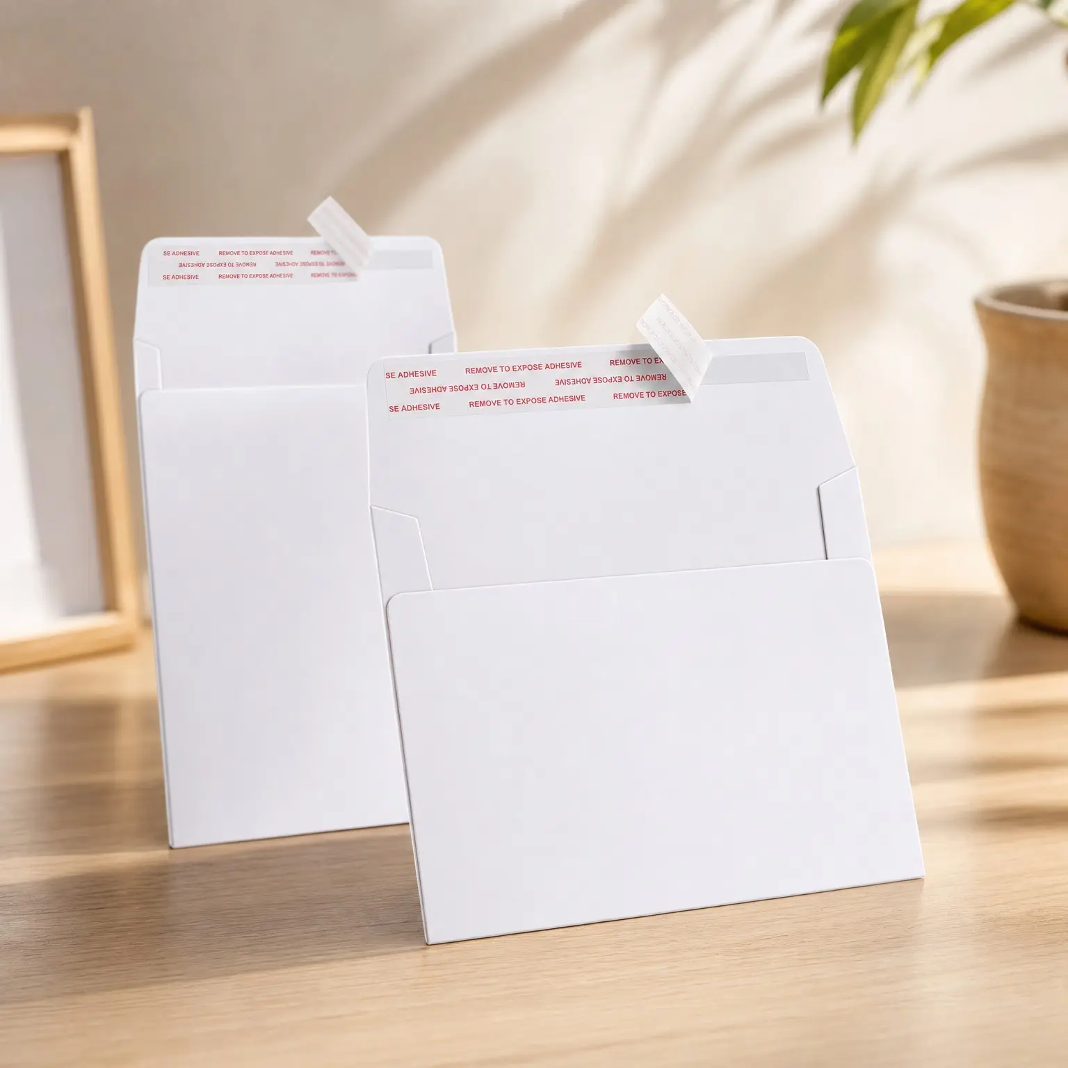 50 Pack White A7 5 x 7 Envelopes, Self Seal for Invitations, Weddings, Photos, Postcards, Greeting Cards, Baby Shower, Graduation, Parties and EventsGift