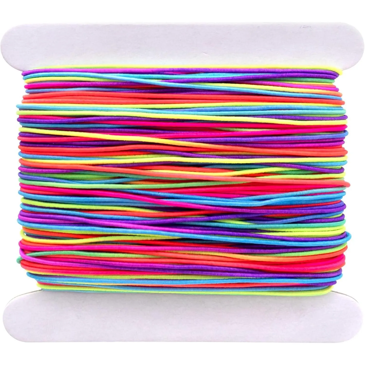 1 MM Stretchy Bracelet String, 164  Rainbow  Elastic Thread Sturdy Jewellery Wire Elastic Cord for Making Bracelets, Necklaces, Beading, Arts, Crafts