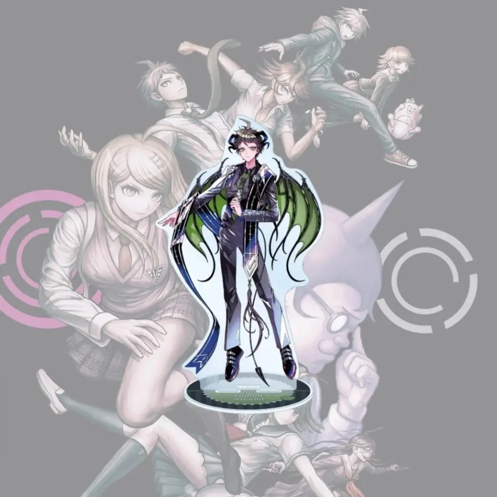 15CM Anime Danganronpa Acrylic Stand Naegi Makoto Kirigiri Kyoko Exquisite Model Plate Desk Decor