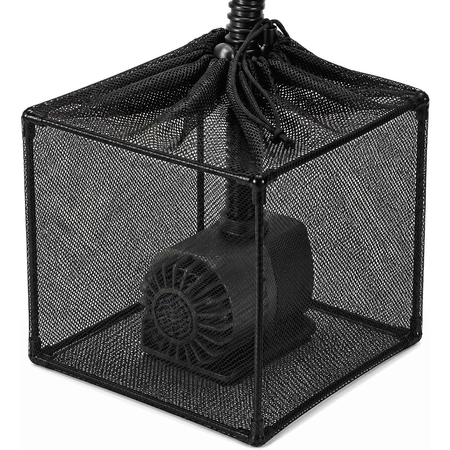 10-inch Pond Pump Filter Bag, Anti-Clogging Pond Pump Strainer | Heavy-Duty Nylon Mesh w/ Frame, Drawstring, High Flow Rate for Outdoor Ponds, Koi Ponds, Water Gardens – Works as Filter Box