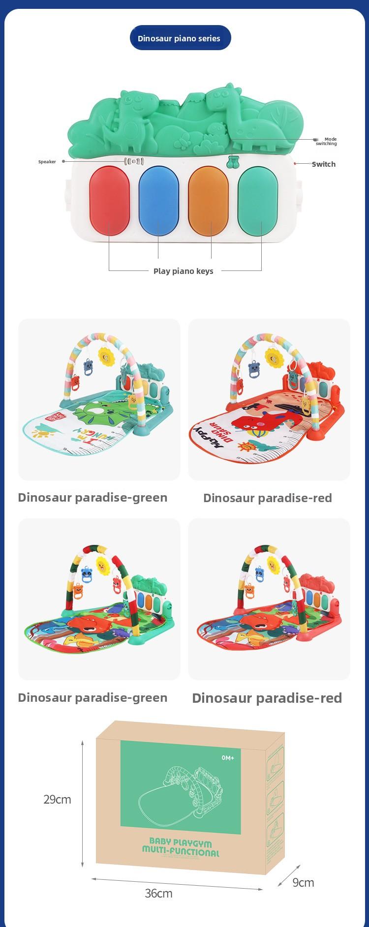 Baby Activity Play Mat |   Musical Kick Piano Gym for Tummy Time Fun