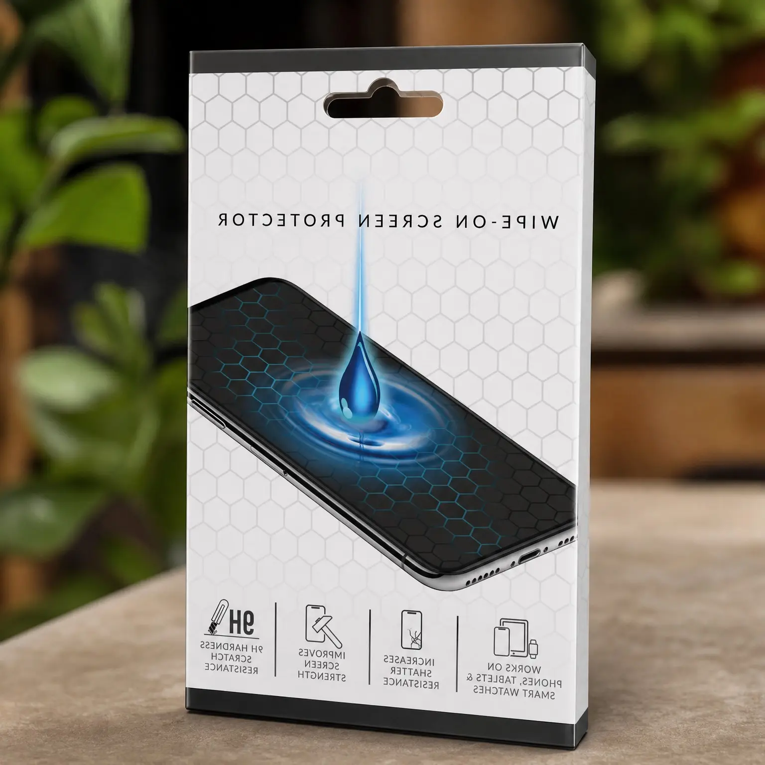 Advanced Universal Wipe-On Nano Screen Protector - Scratch & Shatter Resistant Liquid Coating for All Phones, Tablets & Smart WatchesGift