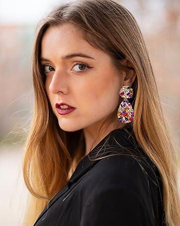 Milacolato Bolo Tie,Handmade Vintage Bolo Ties for Men Western Cowboy Leather Necktie with Natural Tiger Eye Stone Costume Accessories for Men Women 6Pcs