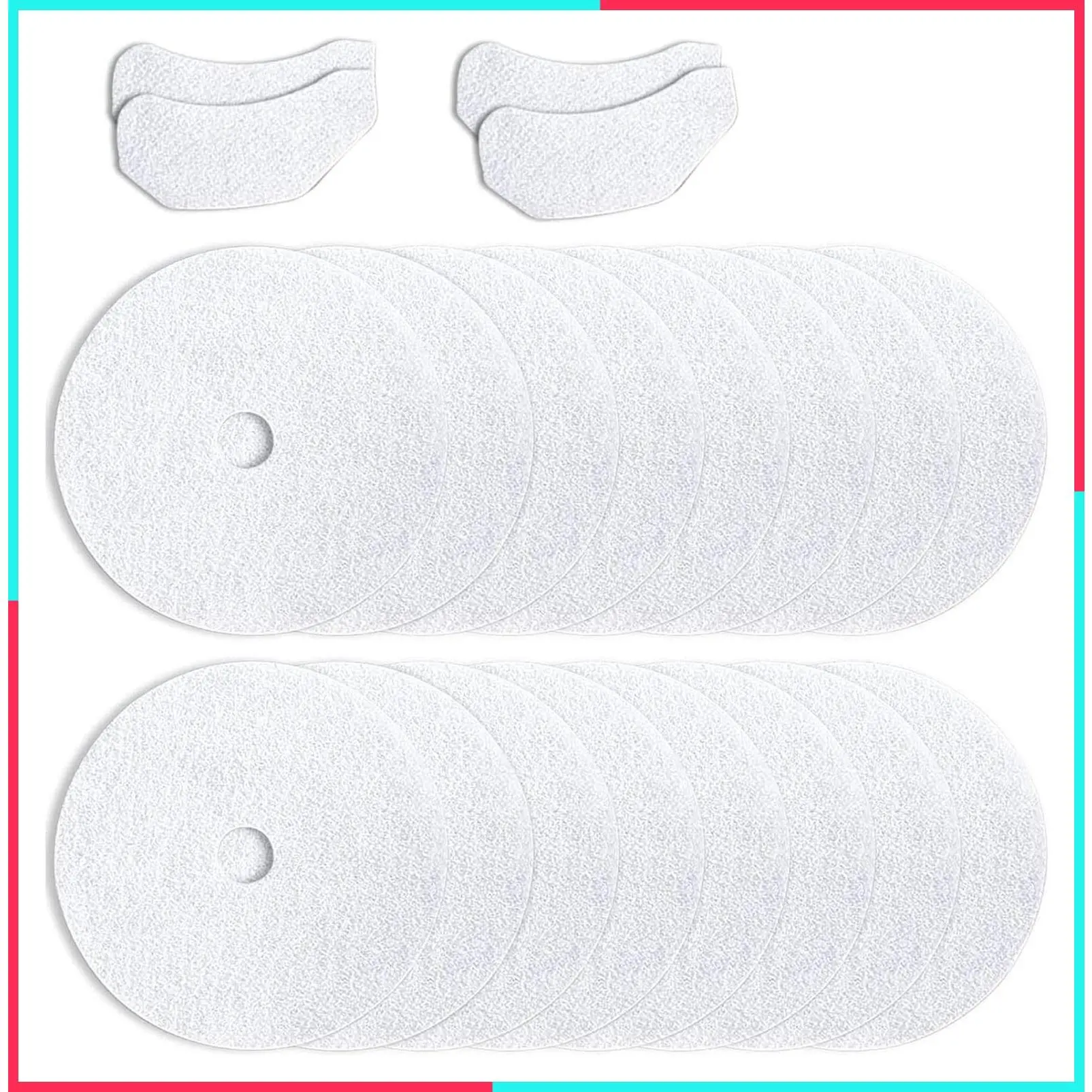 20 PCS Dryer Exhaust Filter - Lint Filter Cloth Dryer Replacement for Panda Sonya Magic Chef Avanti Dryers - Includes 16 Exhaust Filters & 4 Air Intake Filters