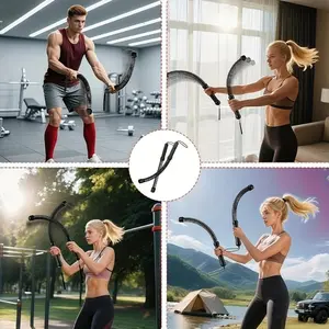 Cordless Battle Ropes - Portable, Convenient, Heavy-Duty Fitness Equipment for Home Gyms | Strength and Aerobic Muscle Training