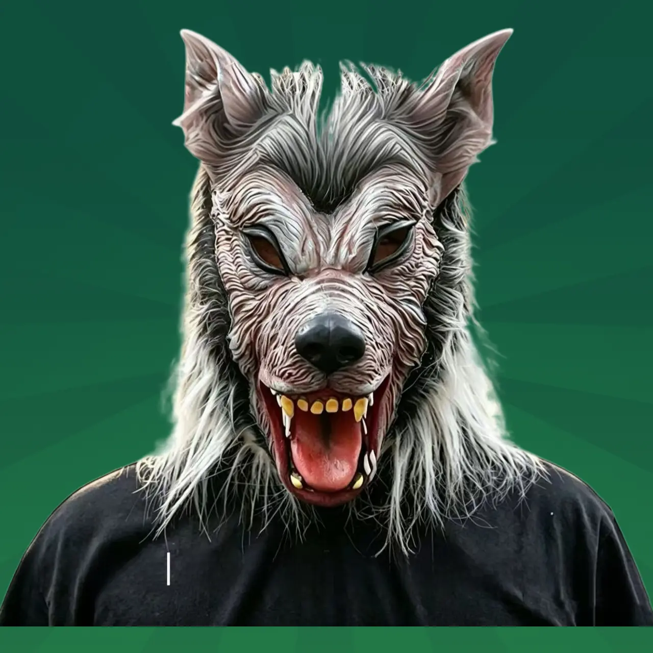 Scary Werewolf Latex Mask with Roaring Expression, Comfortable Adult Prop for Halloween, DIY Cosplay & Costume Parties, Accessories, Party, Halloween Party