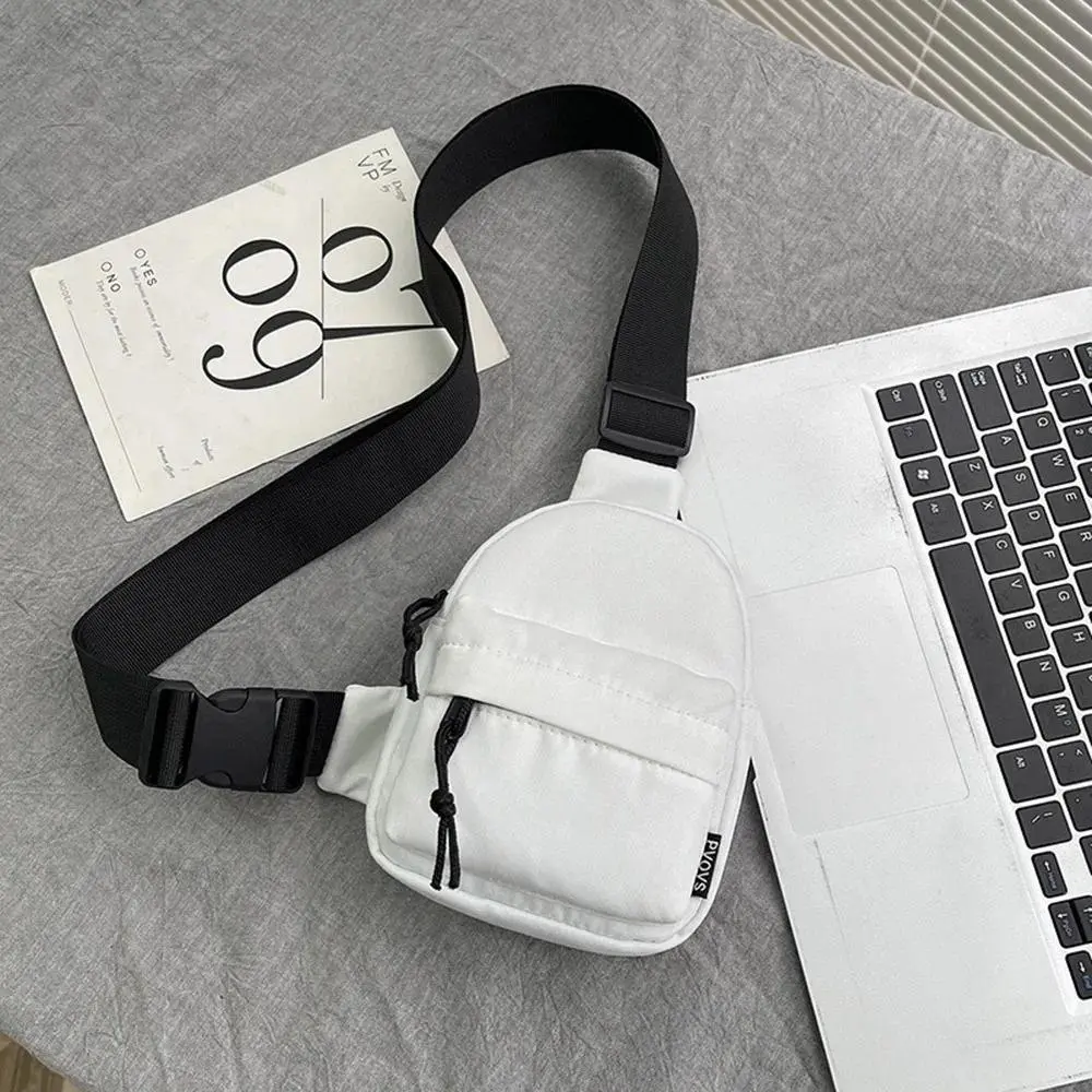 New Lightweight Chest Bag Nylon Adjustable Strap Shoulder Pouch Phone Crossbody Bag Travel