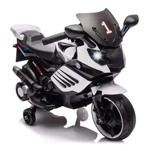 6V Electric Kids Ride-On Motorcycle Toy – 3-Wheel Stable Design – Training Wheels, Headlight, Horn & Music – Realistic Motorbike for Boys & Girls Ages 3-6 summerwins