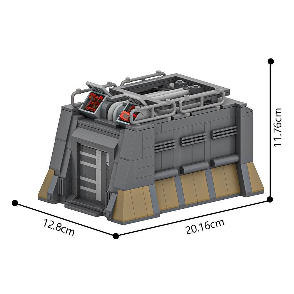 Gobricks MOC Helldivers 2 Super Destroyer Bricks Model EX Emancipator Exosuit Building Blocks Pelican-1 Shuttle DIY Assemble Toy