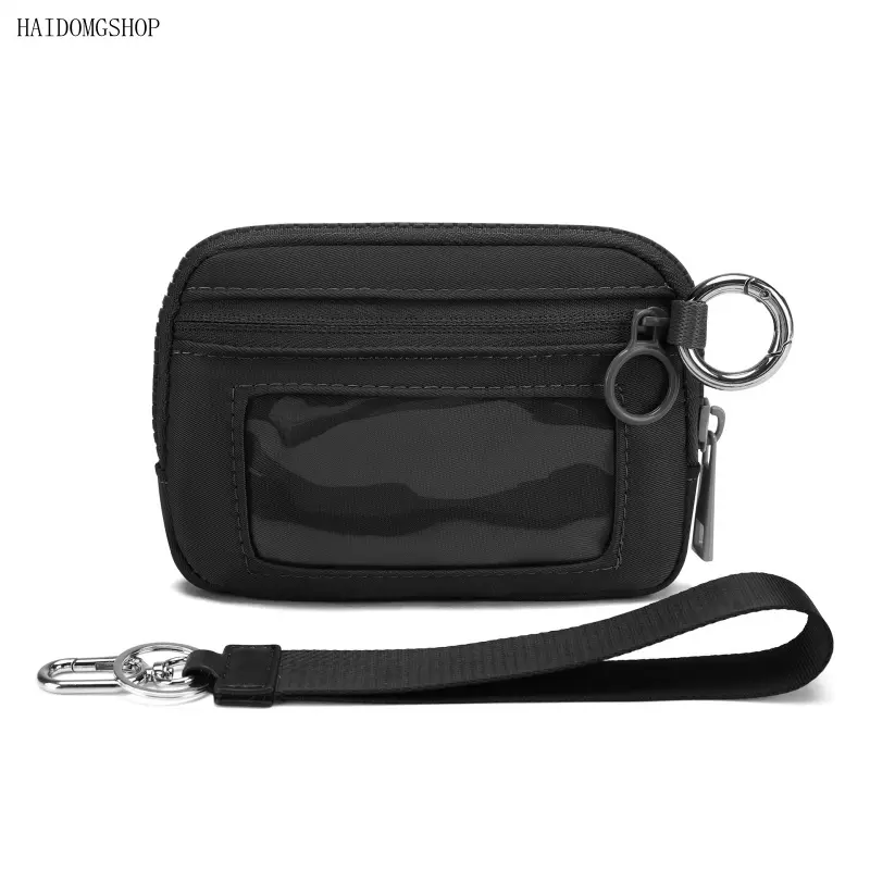 Daily Essential Wristlet Mini Wallet for Women, Zipper Card Holder Purse with Coin Pocket, Slim Fashion Zip Around Card Wallet, Portable Small Clutch, Ideal for Everyday Use & Holiday Gift