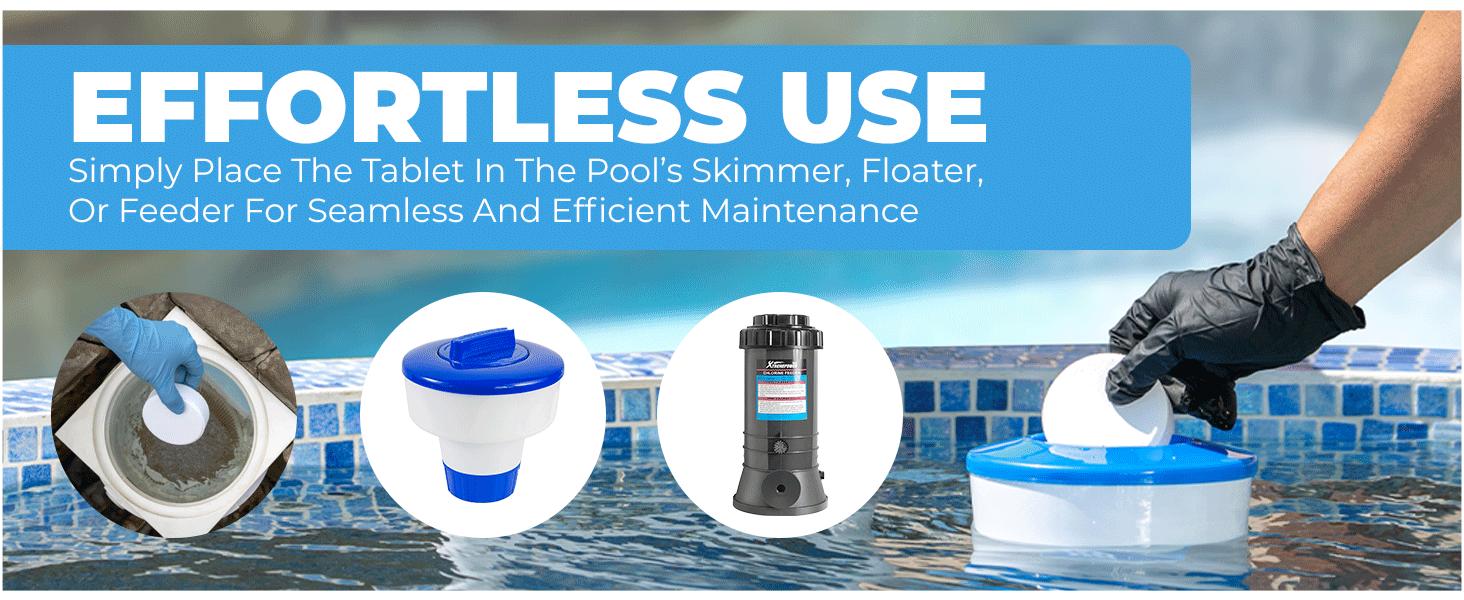 Complete 3" Chlorinating Tablets, 10 lb, Chlorine Tablets for Sanitizing Swimming Pools Chlorine, 10 Pounds