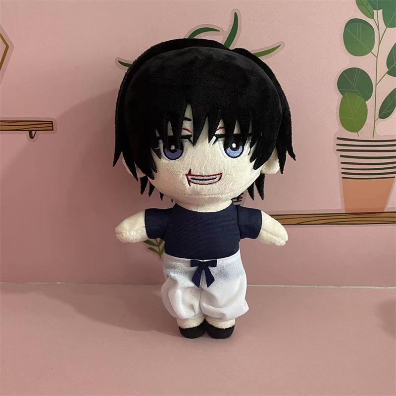 20cm JJK Plush Mahito Plush Nanami Kento Inumaki Toge Fushiguro Toji Anime Figure Stuffed Kawaii Doll Birthday Collection Gift