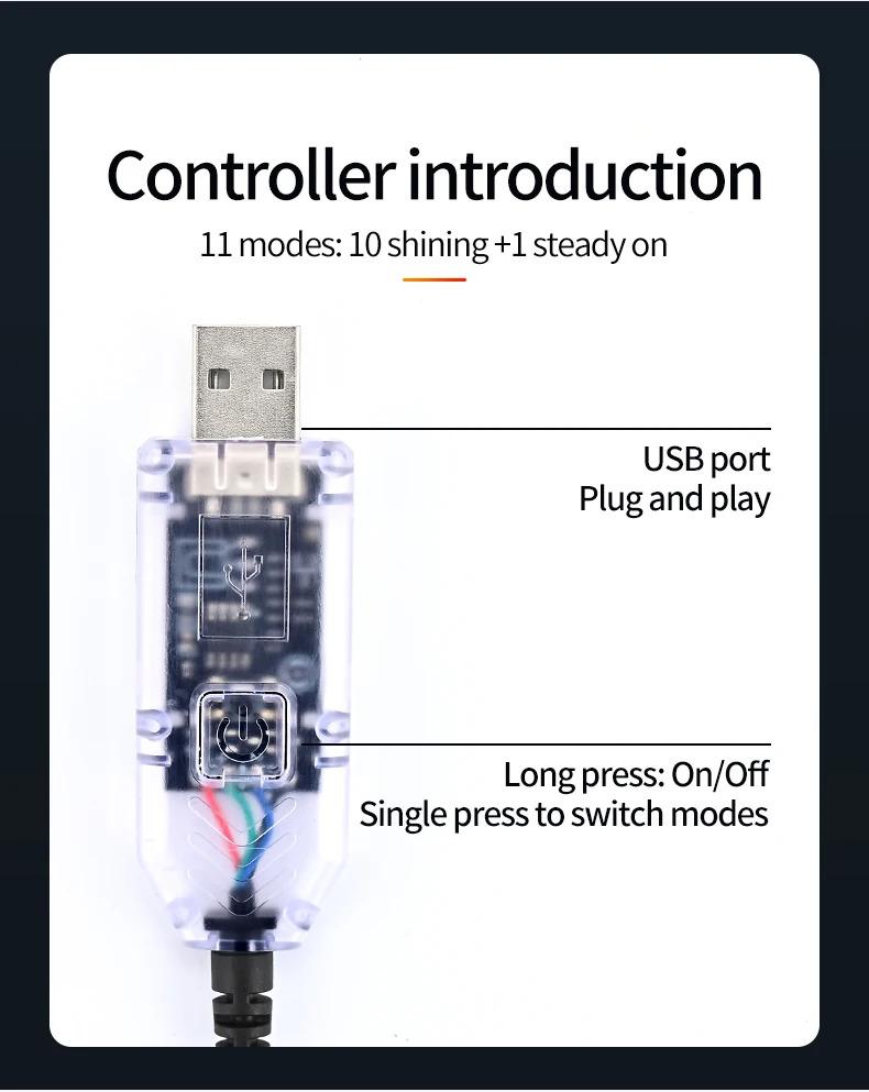 New Car Dynamic Devil's Eye Light Car Sticker Led Display Truck Car Front and Rear Windshield Glass Light Eye Warning Light
