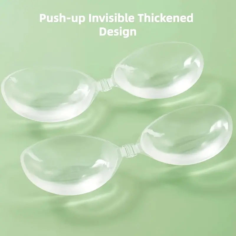 Transparent Silicone Invisible Backless Bra Set, Reusable Front Clasp Push-Up Bras, Ideal for Backless Dresses, Wedding Gowns, Summer Wear