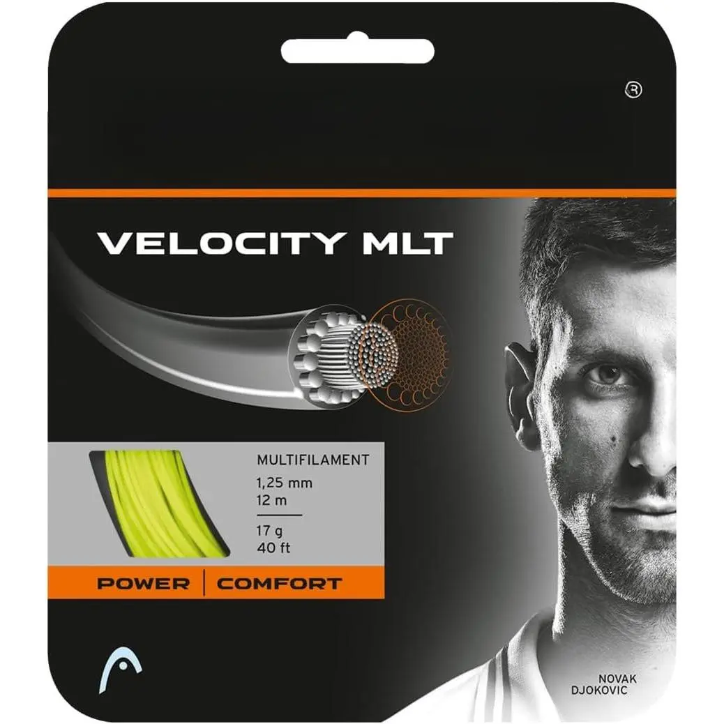 Velocity MLT Tennis Racket String 40' Set Multifilament Racquet String