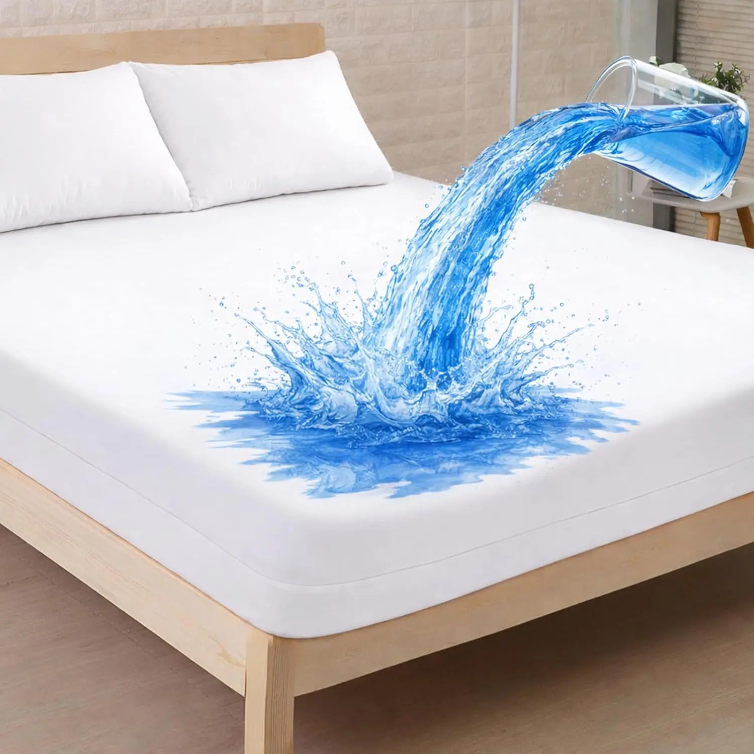 Box Spring Encasement -  - Breathable, Noiseless - Fits Up to 9"