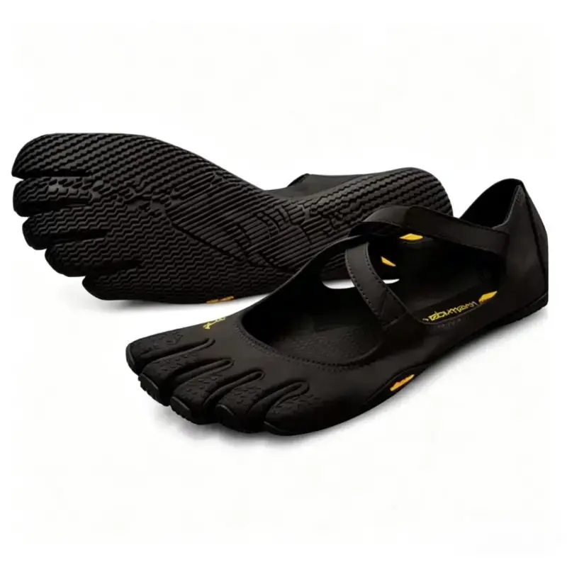 2026 New Black Five-Toe Shoes, Women's Minimalist Barefoot Trainers, Non-Slip Yoga & Dance Footwear