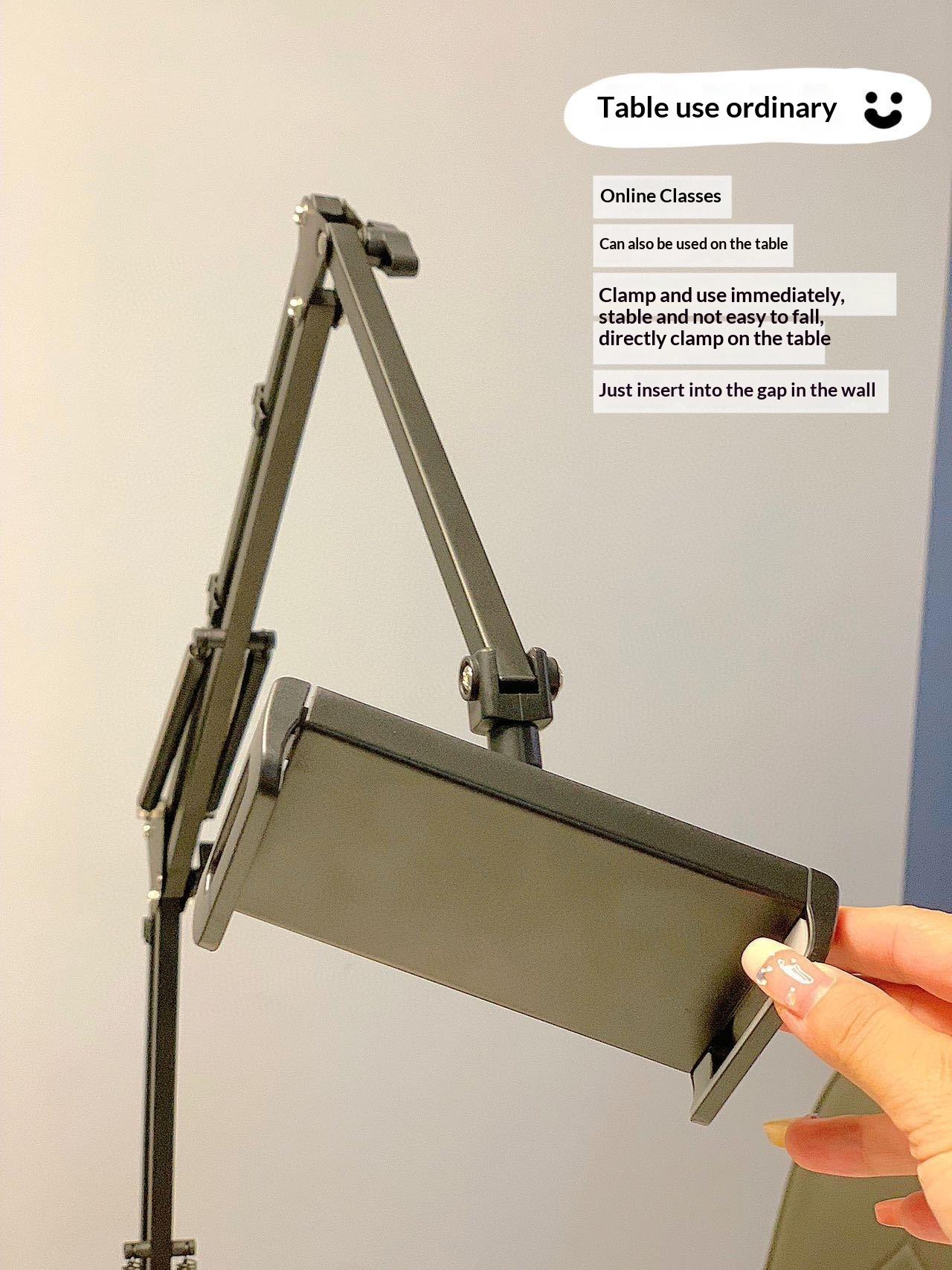 Insert-type bedside lazy bracket, mobile phone tablet bracket, adjustable, no punching, bed chasing mobile phone bracket