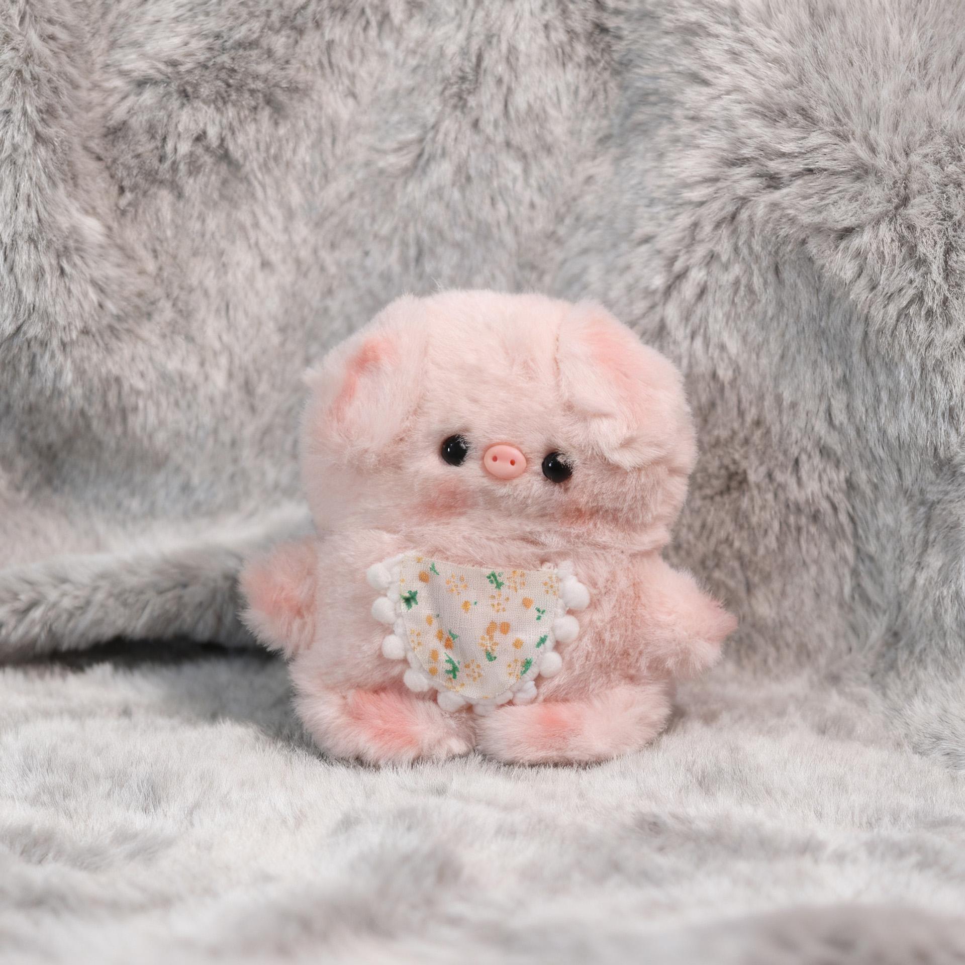 Autumn Winter Plush Cute Aesthetic Cartoon Pig Earphone Case, AirPods Pro Bluetooth-compatible Protector, 2nd 3rd Gen AirPods 4/3 Gift, Anti-Drop Women's Shell