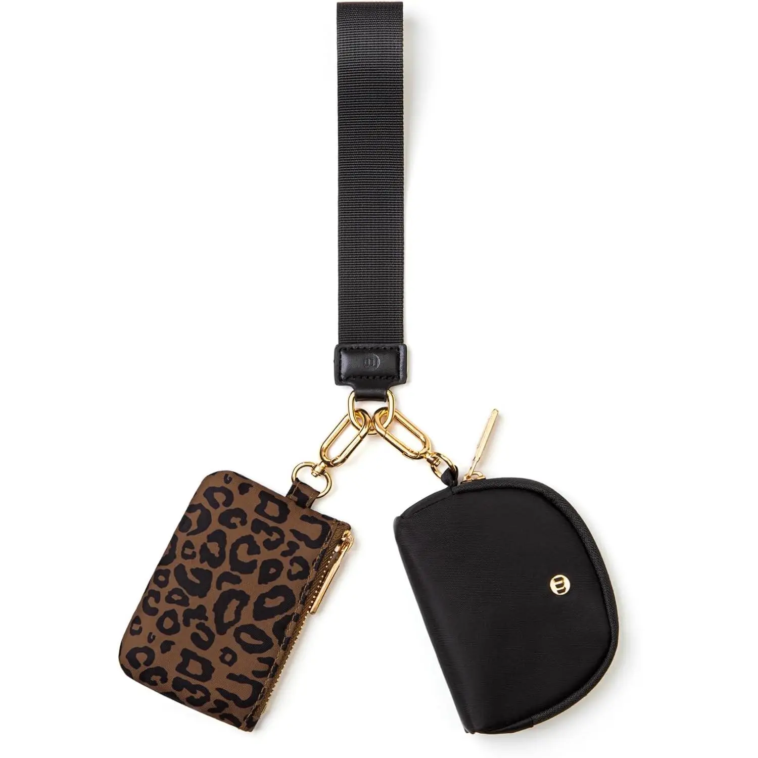 Mum's Memory Mini Zip Around Wristlet Wallets for Women -KeyChain Wallet with Detachable Dual Pouch Wristlet -Key Chain Coin Purse Small Wallets