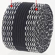 1.5 Inch Width Hem Tape for Pants - No Sew Washable Hem Tape, Easy Iron-On Hem Tape for Quick Repairs and Alterations (Black, 5.5 Yard)