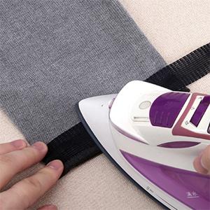 1.5 Inch Width Hem Tape for Pants - No Sew Washable Hem Tape, Easy Iron-On Hem Tape for Quick Repairs and Alterations (Black, 5.5 Yard)