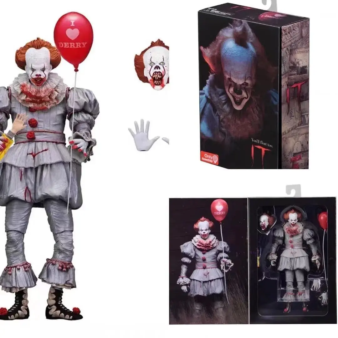 Neca It Figure 2017 Edition 3D Action Figure Model, Collectible Halloween Gift, Party Favor, Birthday Present, Holiday Decoration