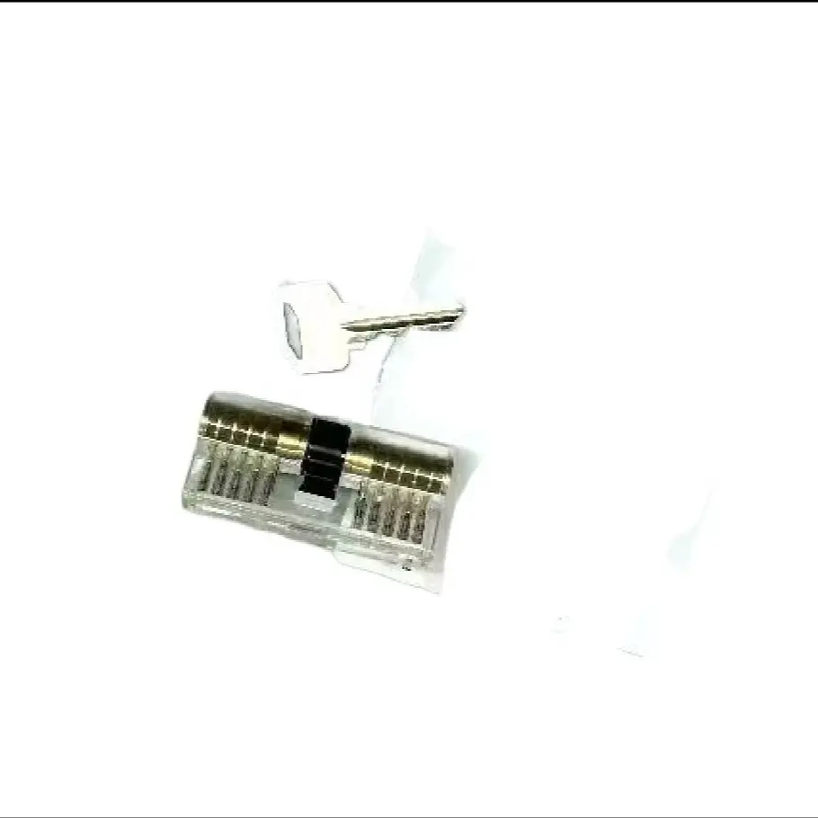 Visible See-Through Pick Lock - Professional Locksmith Hardware Training Model for Skill Practice Locking Mechanism Tool Locksmithing