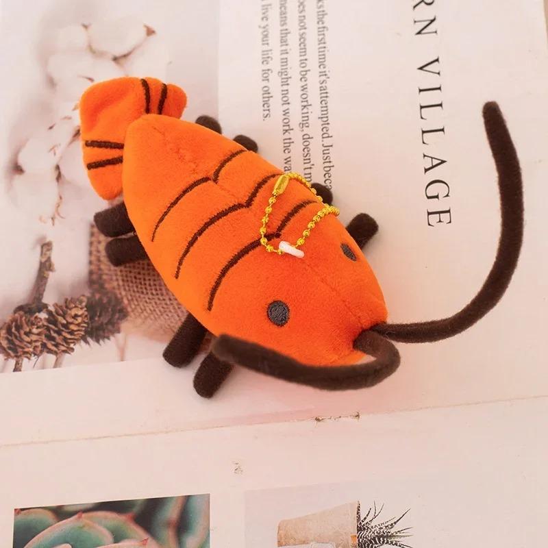 Kawaii Simulation Lobster Plush Keychain Mini Stuffed Toy Pendant Gift