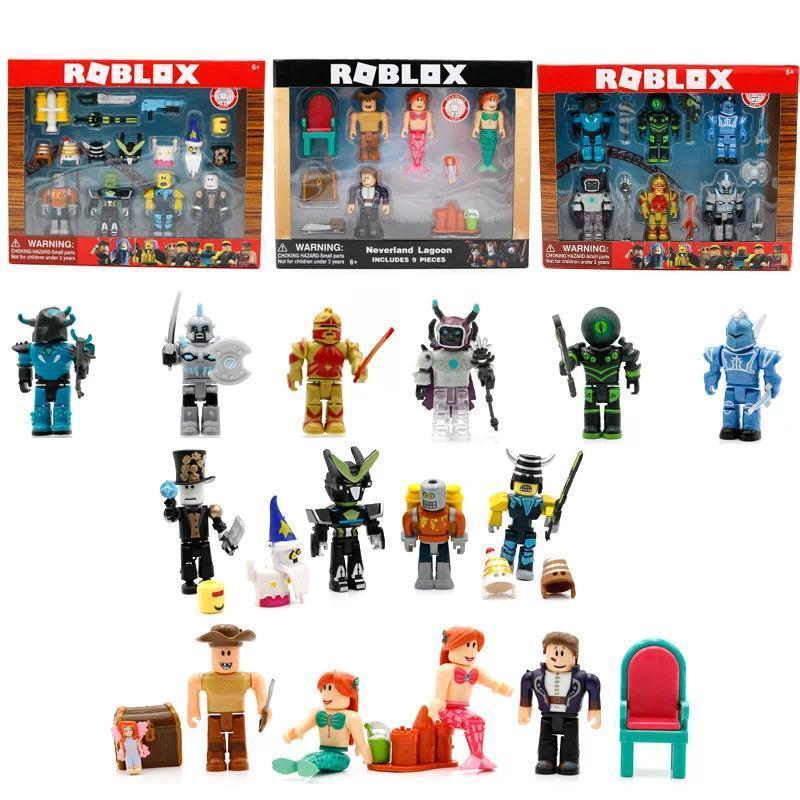 Roblox Game Robot World Champion Style Toy Set with Accessories Plastic Cartoon Character Children's Gift for Christmas popular