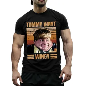 Tommy Boy Likey Tommy Want Wingy Vintage Motorcycle Tee, Comfortable 180g Round Neck Short Sleeve, Unisex Biker T-Shirt