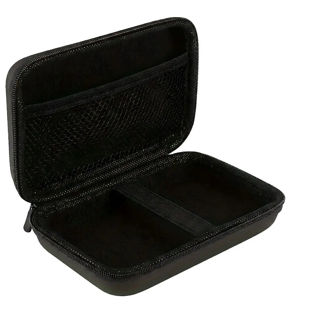 Universal Retro Game Console Hard Case - Portable Lightweight Compact Shockproof EVA Carrying Case with Compartments for Handheld Retro Games