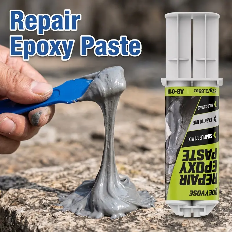 [DOEYVOSE] Craft and Model Epoxy Paste, Two-Part AB Resin Adhesive for Model Kits, Resin Figures, Miniatures and Hobby Parts, Quick Curing Filler for Joining and Gap Filling, Also Bonds Plastic, Metal, Wood and Stone