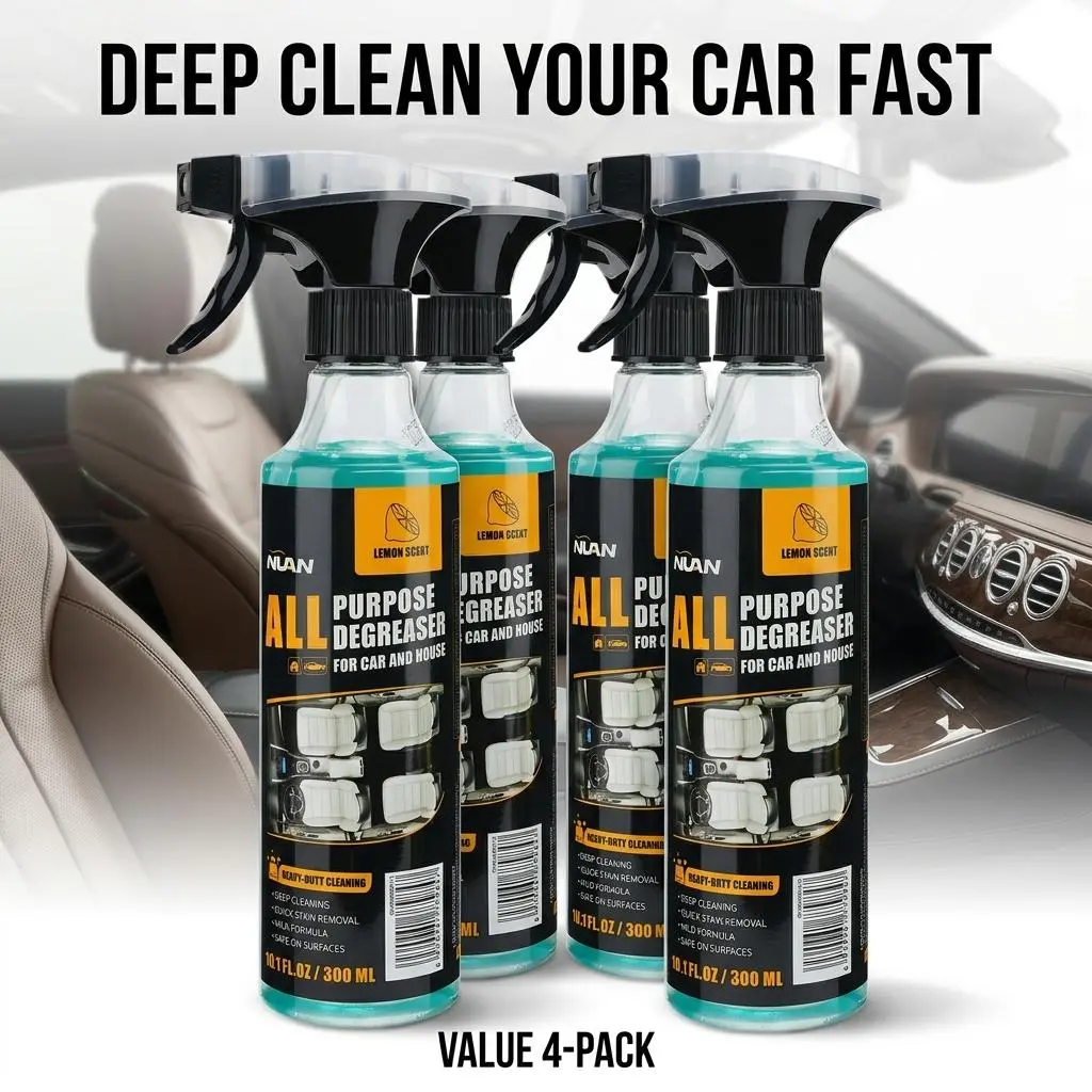 NUAN heavy duty degreaser all purpose degreaser for car and house all purpose cleaner all purpose degreaser NUAN Upgraded Degreaser – High-efficiency foam, easy to use, cleans and maintains in one step.-MY0522