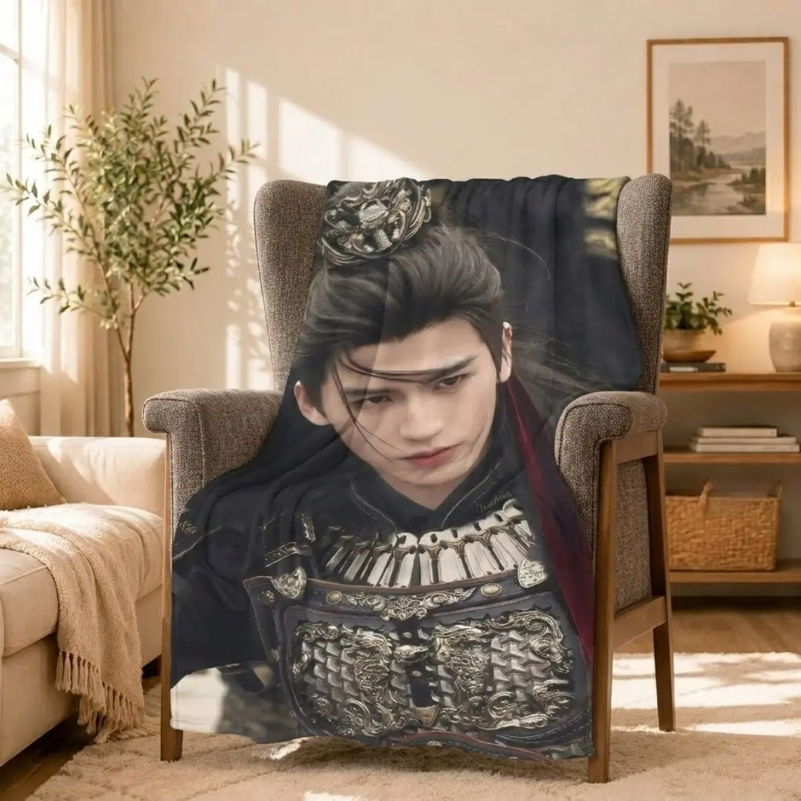 Pursuit Of Jade Flannel Blanket, Super Soft Cozy Bedding Throw For Adults And Teens, Zhang Linghe Tian Xiwei Fashion Design, Lightweight Warm Bedspread For Bedroom Travel Winter