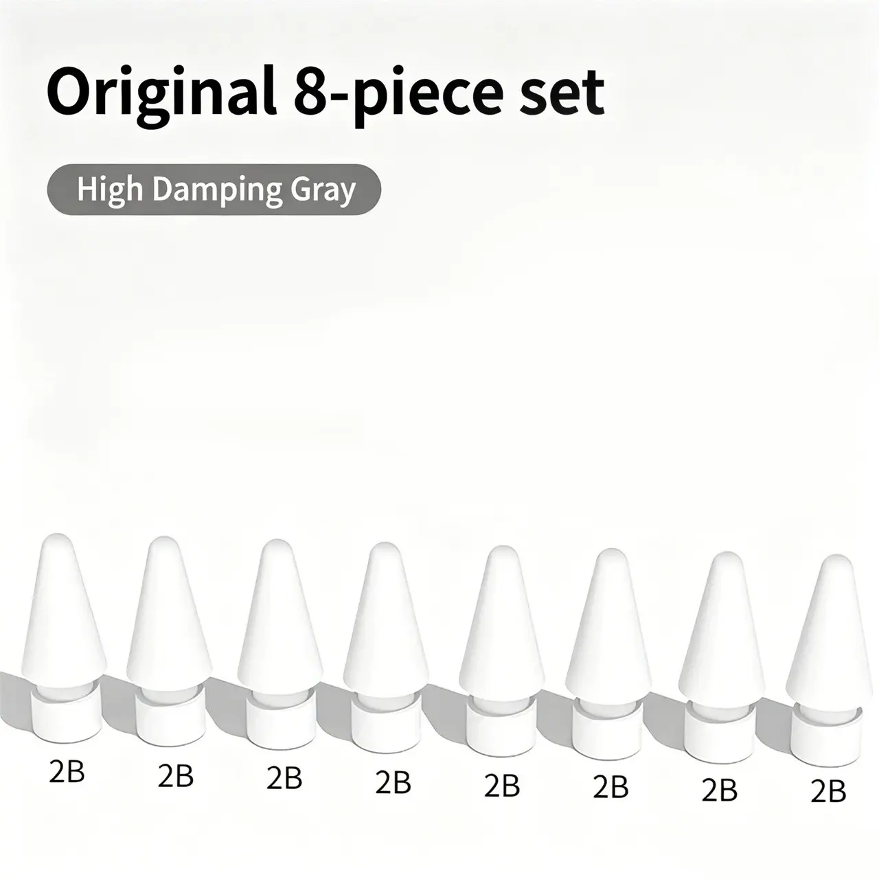 Apple Pencil Replacement Tip, Durable Writing Pen Tip for Apple Pencil 1/2/pro, Wear-Resistant Refillable Tip, Essential Accessory