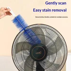 Fan brush cleaning brush, bendable, for blinds, air vents, air conditioners, window screens, dust duster, multifunctional fan brush