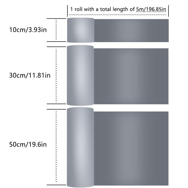 Roof Repair, 1 Roll Repairing Cracks & Loopholes Adhesive Waterproof Tape Suitable for Metallic Surfaces, Wave Tile Container Roofs, Steel Structures, Plastic